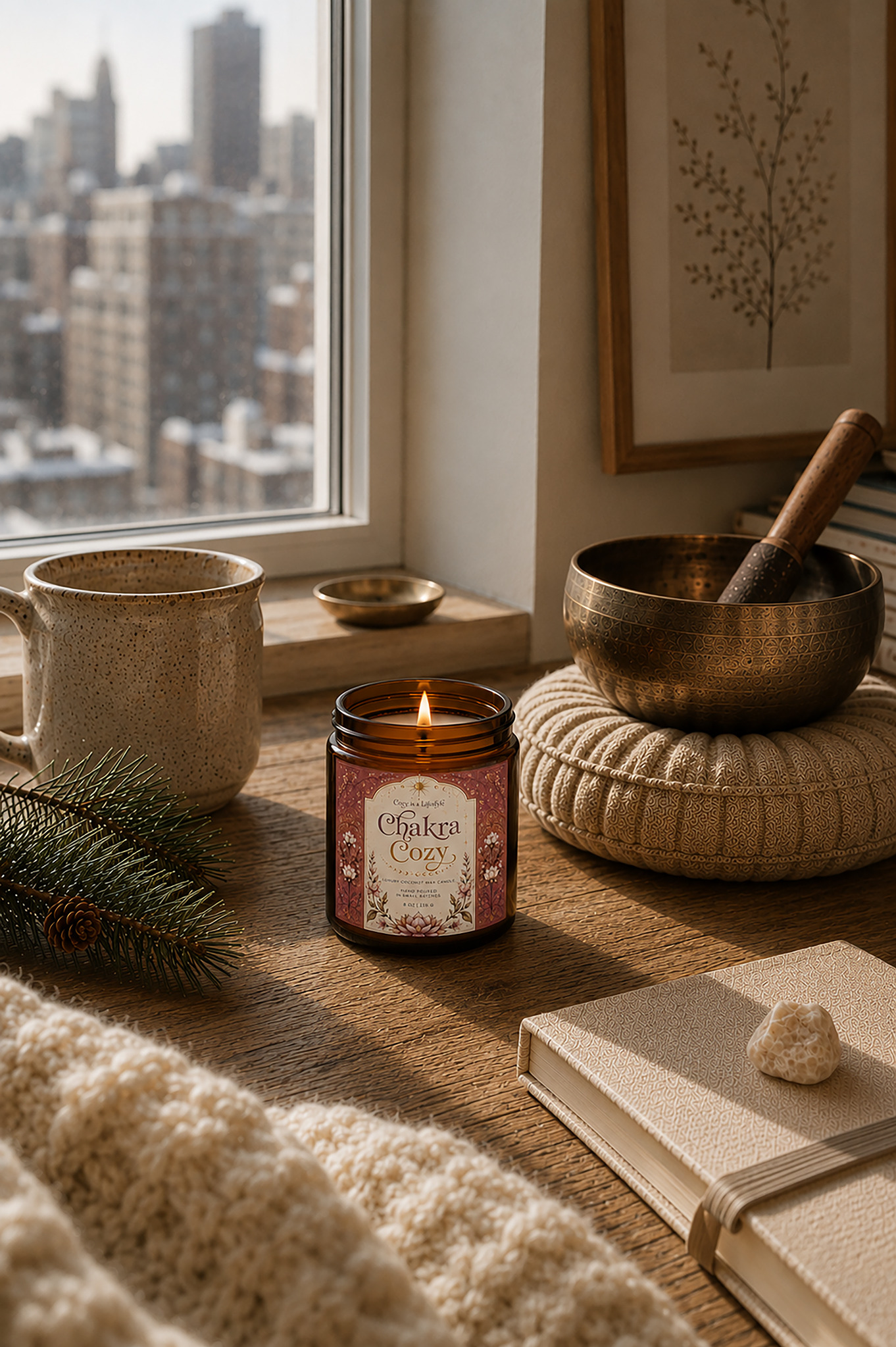Chakra Cozy Candle