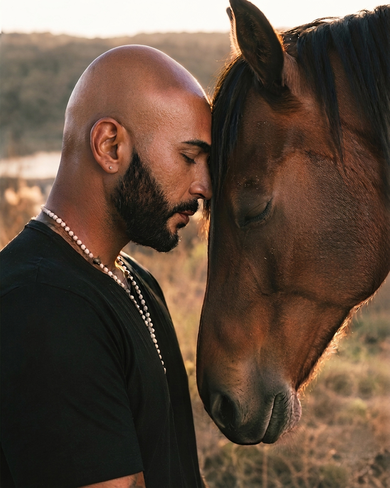 Riz with a horse